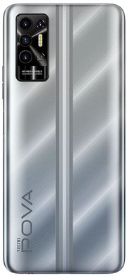 Смартфон TECNO POVA-2 (LE7n) 4/128GB NFC Polar Silver (4895180768484)