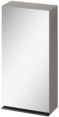 Дзеркальна шафка Cersanit Virgo 40 сіра/чорна ручка (S522-012)