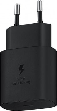 Мережевий зарядний пристрій Samsung 25 W Travel Adapter Black (EP-TA800NBEGRU)