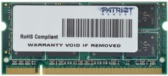 Оперативная память Patriot 2 GB SO-DIMM DDR2 800 MHz (PSD22G8002S)