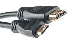 Відео кабель PowerPlant HDMI - mini HDMI, 0.5м, позолочені конектори, 1.3V