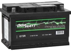 Автомобільний акумулятор GigaWatt 72А 0185757209