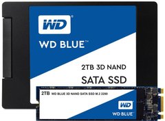 SSD-накопичувач 2.5" WD Blue 250GB SATA TLCWDS250G2B0A