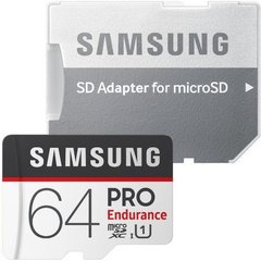 Карта пам'яті Micro SD Samsung 64GB Class 10 + ad PRO Endurance (MB-MJ64GA/RU) R/W 100/30 Mb/s