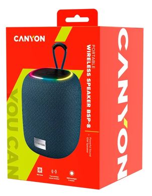 Портативна акустика Canyon BSP-8 BT V5.2 Grey (CNE-CBTSP8G)