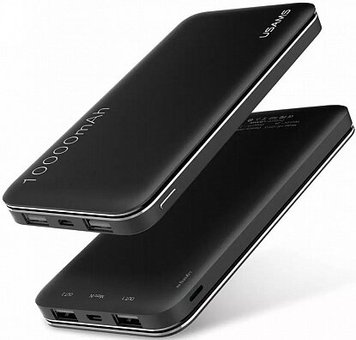 Універсальна мобільна батарея Usams US-CD13 Metal Power Bank 10000 mah LESU Series Black