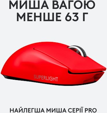 Мышь Logitech Pro X Superlight (910-006784) Red