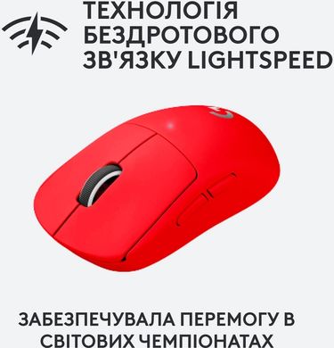 Мышь Logitech Pro X Superlight (910-006784) Red