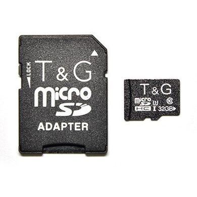 Карта пам'яті T&G MicroSDHC 32GB UHS-I U3 Class 10 T&G + SD-adapter (TG-32GBSD10U3-01)