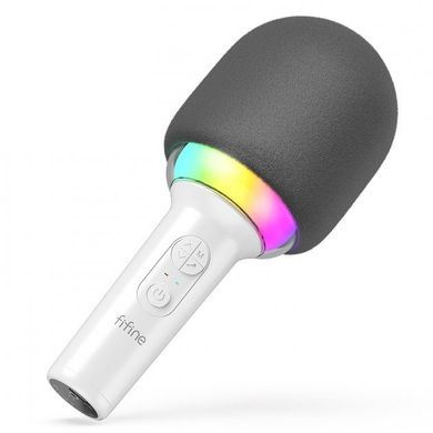 Микрофон для караоке RGB Fifine (E2W) White