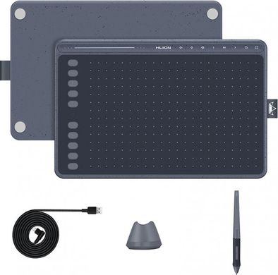 Графічний планшет Huion HS611 Space Gray + рукавичка
