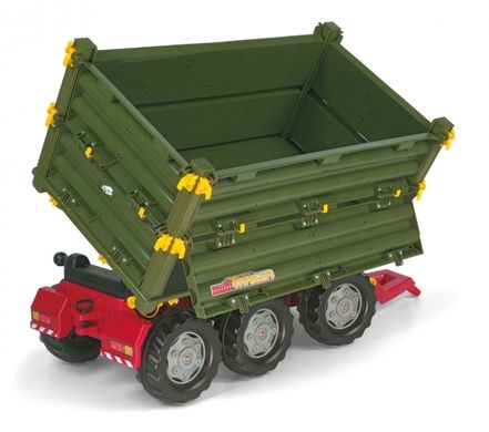 Прицеп на 6 колесах Rolly Toys rollyMulti Trailer зеленый (125012)