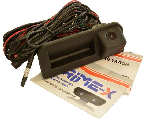 Камера заднего вида в ручку багажника Prime-X TR-07 CAN+IPAS (Audi/SKODA/VW)