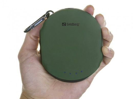 УМБ Sandberg Survivor 10000 mAh, 2xUSB, IPX6, міні-компас та ліхтарик (420-60)