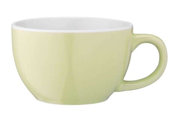 Чашка Ardesto Merino, 480 мл, салатова, кераміка (AR3486LG)