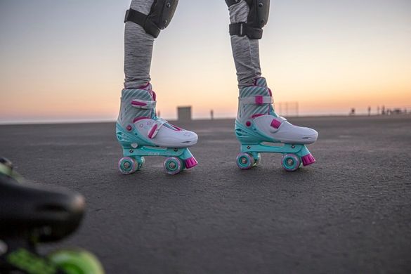 Роликовые коньки Neon Combo Skates бирюзовый размер 30-33