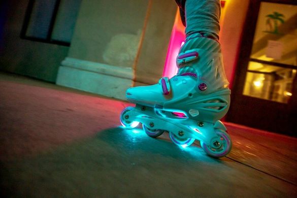 Роликові ковзани Neon Combo Skates бірюзовий розмір 30-33