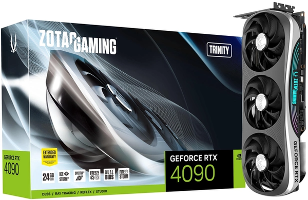 Відеокарта Zotac GAMING GeForce RTX 4090 Trinity (ZT-D40900D-10P)