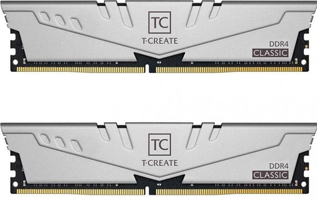 Оперативна пам'ять Team DDR4 2х8GB 3200MHz T-Create Classic 10L Gray (TTCCD416G3200HC22DC01)