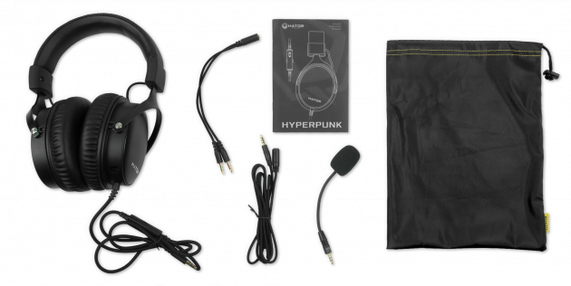 Навушники Hator Hyperpunk Black (HTA-820)