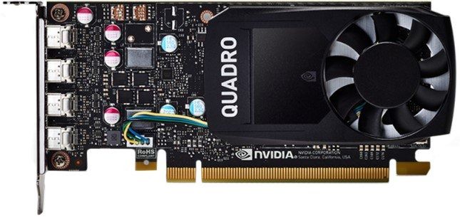 Відеокарта PNY PCI-Ex NVIDIA Quadro P620V2 2GB GDDR3 (128bit) (1354/4012) (4 x miniDisplayPort) (VCQP620V2-SB)