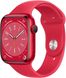 Apple Watch Series 8 GPS 45mm (PRODUCT)RED Aluminium Case with (PRODUCT)RED Sport Band - Regular (MNP43)