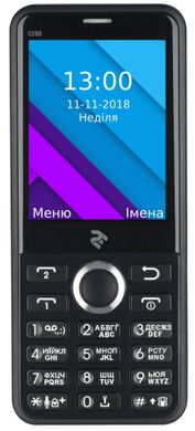 Мобільний телефон 2E E280 Dual Sim Black
