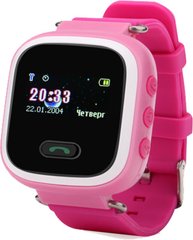 Дитячий смарт годинник UWatch Q60 Kid smart watch Pink