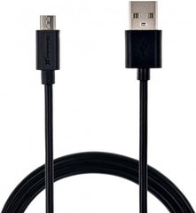 Кабель Grand-X USB-micro USB PM025B, 100% медь, 2.5m, Black