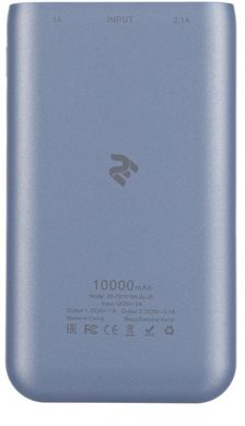 Универсальная мобильная батарея 2E PB1018A Blue