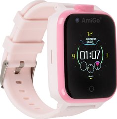 Дитячий смарт годинник AmiGo GO006 GPS 4G WIFI Pink