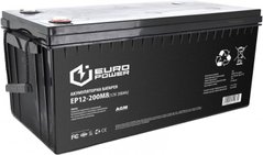 Акумулятор для ДБЖ Europower 12В 200Ач (EP12-200M8)
