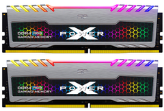 Оперативна пам'ять Silicon Power 32 GB (2x16 GB) DDR4 3200 MHz XPOWER Turbine RGB (SP032GXLZU320BDB)