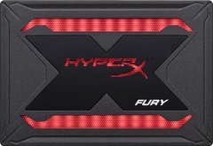 Накопичувач Kingston SSD HyperX Fury RGB 480GB 2.5" SATAIII TLC (SHFR200/480G)