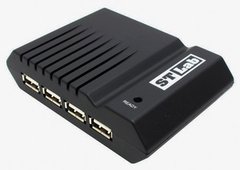 USB-Хаб STLab 4 порта USB 2.0 Black (U-181) (25240)