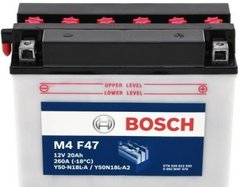 Автомобильный аккумулятор Bosch 20A 0092M4F470