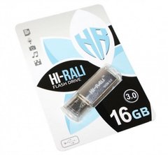 Флешка Hi-Rali USB3.0 16GB Hi-Rali Rocket Series Silver (HI-16GB3VCSL)