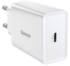 Зарядное устройство Baseus 20W QC 1С White (CCFS-SN02)