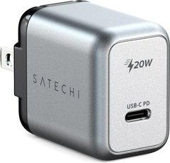 Зарядний пристрій Satechi 20W USB-C PD Wall Charger Space Gray (ST-UC20WCM-EU)