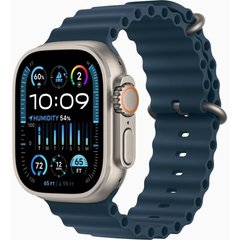 Apple Watch Ultra 2 GPS + Cellular, 49mm Titanium Case with Blue Ocean Band (MREG3UL/A)