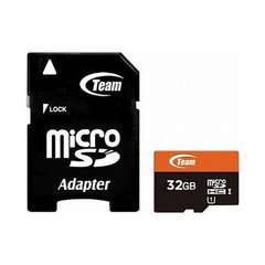 Team micro-SDHC 32 GB Class 10 UHS-1 + SD adapter