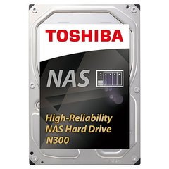 Внутрішній жорсткий диск Toshiba 6 TB N300 NAS (HDWG160UZSVA)