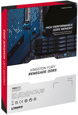 Оперативная память Kingston FURY 32 GB DDR5 6400 MHz Renegade Silver/Black (KF564C32RS-32)