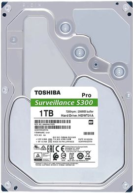 Внутрішній жорсткий диск Toshiba S300 1 TB (HDWV110UZSVA)