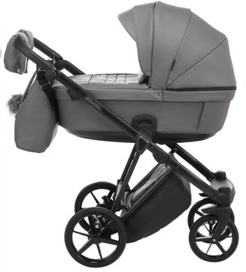 Дитяча коляска 2 в 1 Adamex Belissa ECO  SA-4 Dark-Gray (625330)