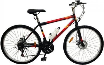 Велосипед Spark Ride Romb D.21 26-ST-18-ZV-D черный с красным (148530)
