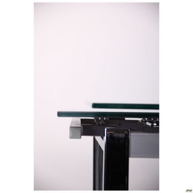 Розкладний стіл AMF Глорія хром/скло платина з узором (521257)