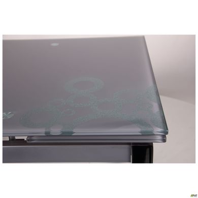 Розкладний стіл AMF Глорія хром/скло платина з узором (521257)