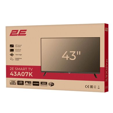 Телевізор 2E 2E-43A07K