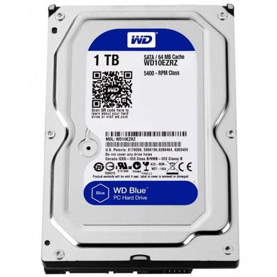 Внутрішній жорсткий диск WD Blue 1TB 5400rpm 64MB WD10EZRZ 3.5 SATAIII